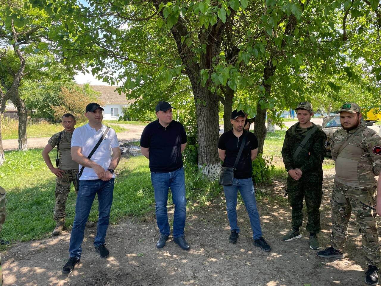 Мэр Черкесска Алексей Баскаев лично пообщался с военнослужащими из КЧР в зоне СВО