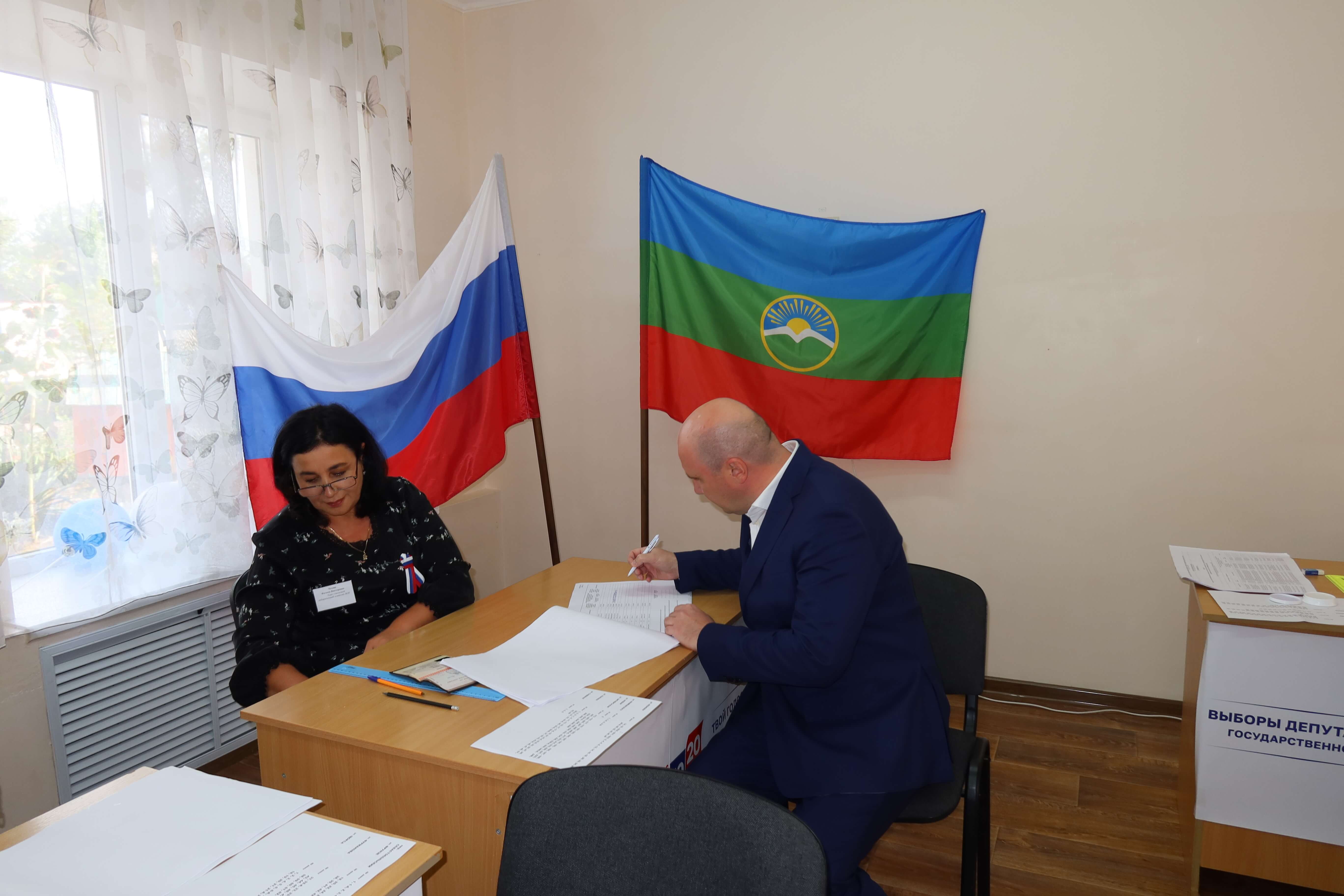 Алексей Баскаев проголосовал на выборах депутатов Госдумы РФ